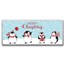 4 oz Silver Colorized Bar - Penguins "Merry Christmas" (w/Box)