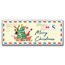4 oz Silver Colorized Bar - Postcard "Merry Christmas" (w/Box)