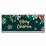 4 oz Silver Colorized Bar - Whimsical "Merry Christmas" (w/Box)