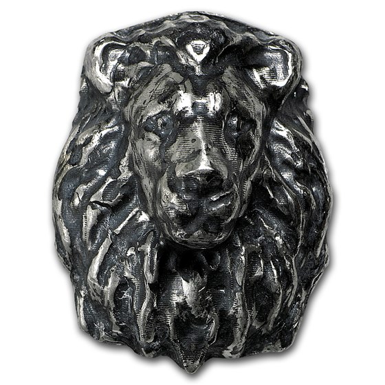 4 oz Silver - MK Barz & Bullion (3D Lion) 4 oz Silver - MK Barz & Bullion (3D Lion)