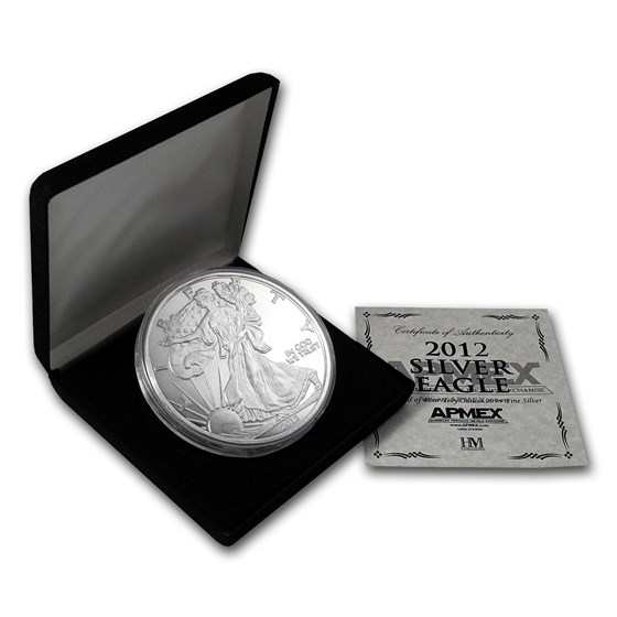 4 oz Silver Round - 2012 Silver Eagle (w/Box & COA) 4 oz Silver Round - 2012 Silver Eagle (w/Box & COA)