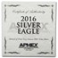 4 oz Silver Round - 2016 Silver Eagle (w/Box & COA)