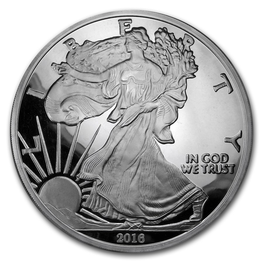 4 oz Silver Round - 2016 Silver Eagle (w/Box & COA)