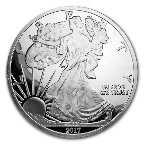 4 oz Silver Round - 2017 Silver Eagle (w/Box & COA) 4 oz Silver Round - 2017 Silver Eagle (w/Box & COA)