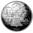 4 oz Silver Round - 50 Statehood Quarters (Random States)