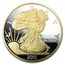 4 oz Silver Round - American Silver Eagle (Gilded)
