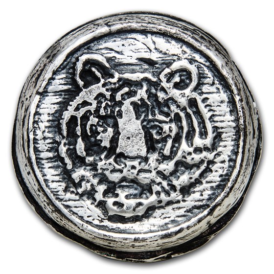 4 oz Silver Round - MK Barz & Bullion (Tiger) 4 oz Silver Round - MK Barz & Bullion (Tiger)