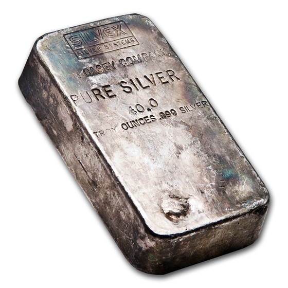 40.0 oz Silver Bar - Don Casey Company 40.0 oz Silver Bar - Don Casey Company