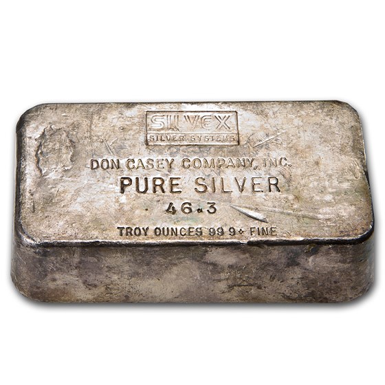 46.3 oz Silver Bar - Don Casey Company 46.3 oz Silver Bar - Don Casey Company