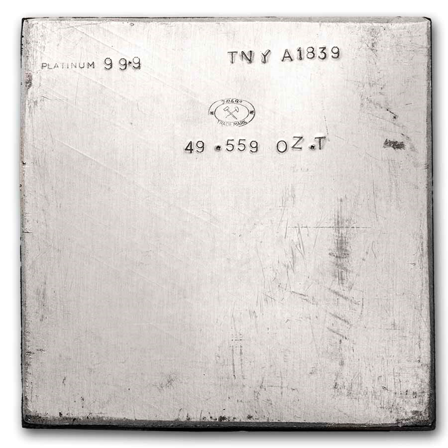 49.559 oz Platinum Bar - Johnson Matthey (A1839)