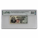 4th Issue Fractional Curr 50 Cents Stanton AU-55 EPQ PMG(Fr#1376)