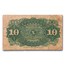 4th Issue Fractional Currency 10 Cents Fine (Fr#1257)