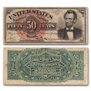 4th Issue Fractional Currency 50 Cents Lincoln VF (Fr#1374)