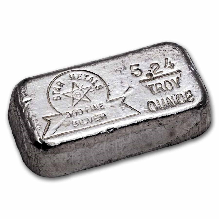 5.24 oz Silver Bar - Star Metals