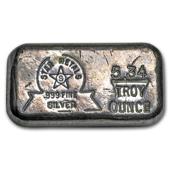 5.34 oz Silver Bar - Star Metals 5.34 oz Silver Bar - Star Metals