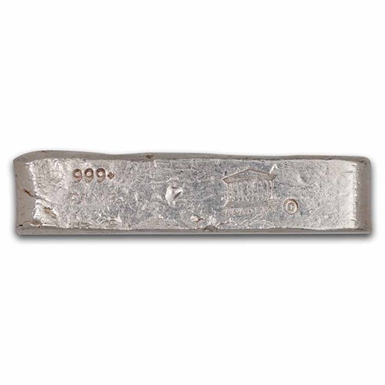 5.85 oz Silver Bar - Academy (Old Pour/Finger Style)