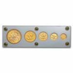 5-Coin Liberty Gold Type Set (Almost Uncirculated)