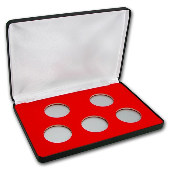 5 Coin Presentation Box - Air-Tite Capsules (I-Style) 5 Coin Presentation Box - Air-Tite Capsules (I-Style)