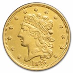 $5 Gold Classic Head Half Eagle AU Details (Cleaned)