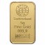 5 gram Gold Bar - Brand Name (w/Assay Card)