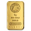 5 gram Gold Bar - Engelhard
