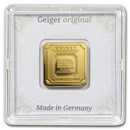 5 gram Gold Bar - Geiger Edelmetalle (Encapsulated w/Assay)