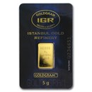 5 gram Gold Bar - Istanbul Gold Refinery (In Assay)