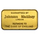 5 gram Gold Bar - Johnson Matthey-London (Pressed)
