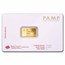 5 gram Gold Bar - PAMP America The Free; Buffalo