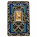 5 gram Gold Bar - PAMP Arabian Horse