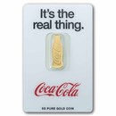5 gram Gold Bar - PAMP Coca-Cola® 140 Years Anniversary