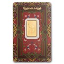 5 gram Gold Bar - PAMP Suisse Arabian Camel (In Assay w/ Frame)