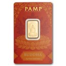 5 gram Gold Bar - PAMP Suisse Buddha (In Assay w/ Sleeve)