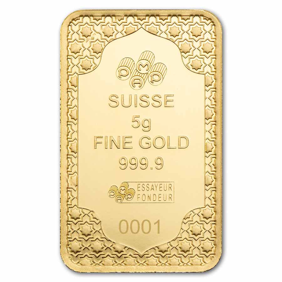 5 gram Gold Bar - PAMP Suisse (Eid Mubarak) | eBay