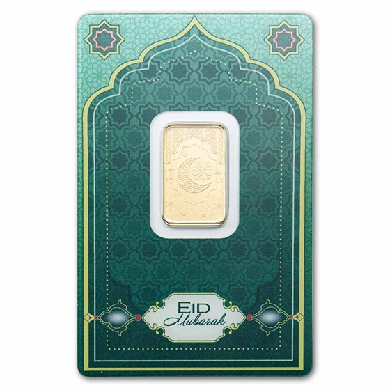 5 gram Gold Bar - PAMP Suisse (Eid Mubarak)