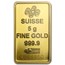 5 gram Gold Bar - PAMP Suisse Lady Fortuna Veriscan® (In Assay)