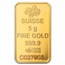 5 gram Gold Bar - PAMP Suisse Rosa (In Assay)