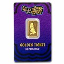 5 gram Gold Bar - PAMP Suisse Willy Wonka Golden Ticket