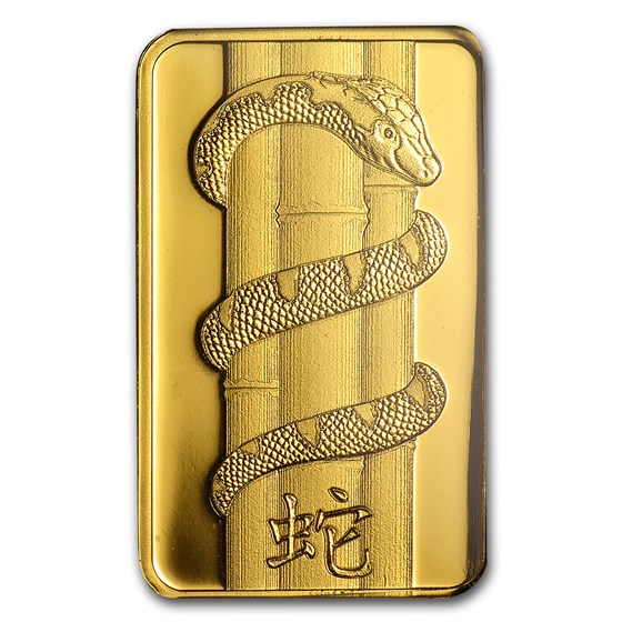 Buy 5 gram Gold Bar PAMP Suisse Year of the Snake (In Assay) APMEX