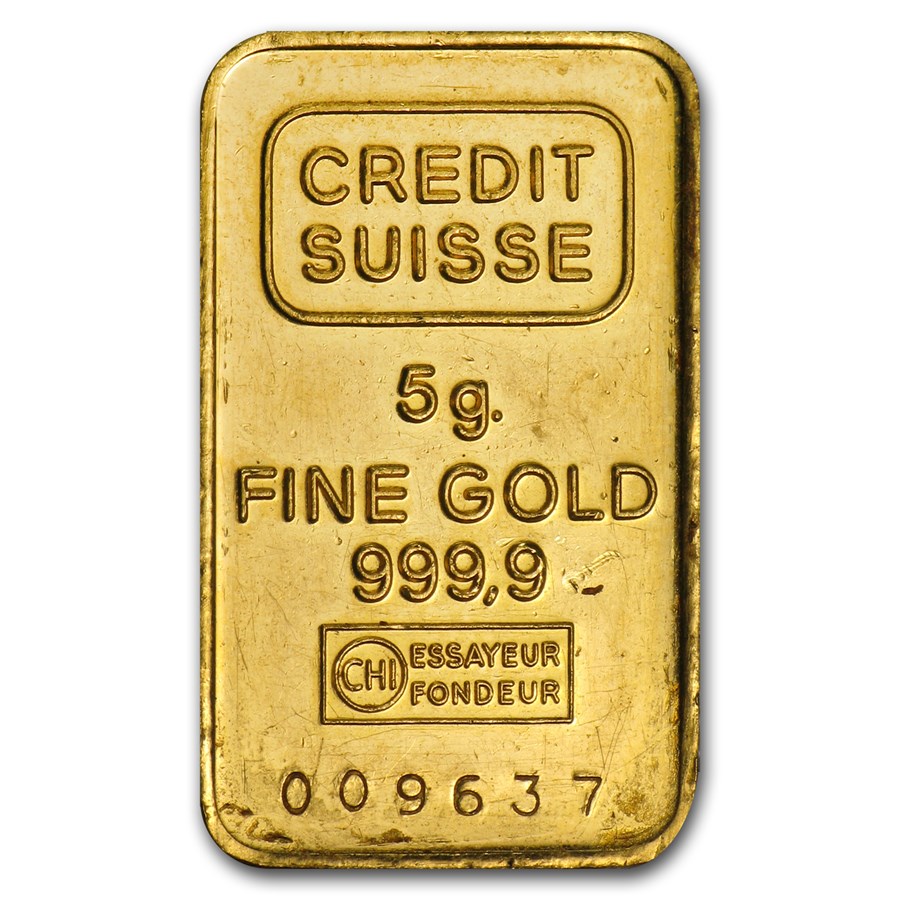 5 gram Gold Bar - Secondary Market