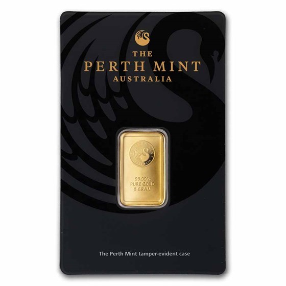 5 gram Gold Bar - The Perth Mint (In Assay)