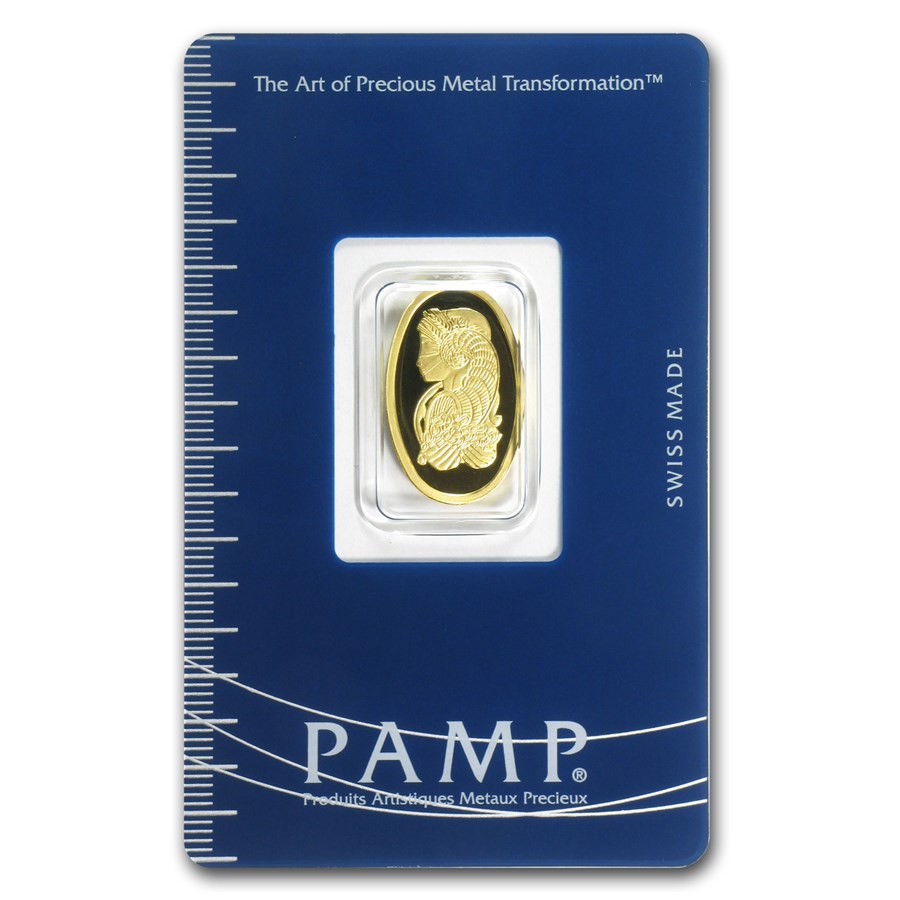 5 gram Gold Oval - PAMP Suisse Fortuna