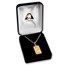 5 gram Gold Pendant - PAMP Suisse Fortuna (w/Chain)