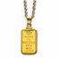 5 gram Gold Pendant - PAMP Suisse Rosa (w/Chain)