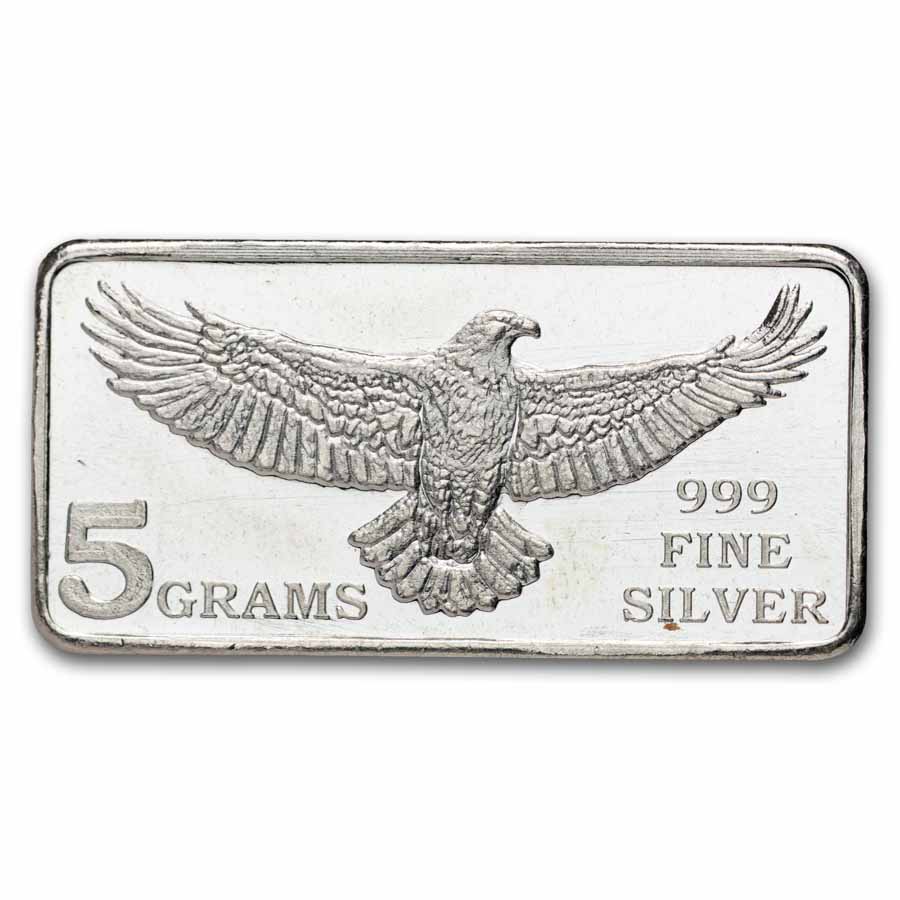 Buy 5 gram Silver Hand Poured MPM Eagle | APMEX