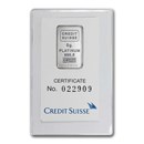 5 gram Platinum Bar - Credit Suisse (In Assay)