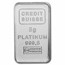 5 gram Platinum Bar - Credit Suisse (New Assay)