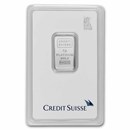 5 gram Platinum Bar - Credit Suisse (New Assay)
