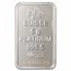 5 gram Platinum Bar - PAMP Suisse Rosa (In Assay)