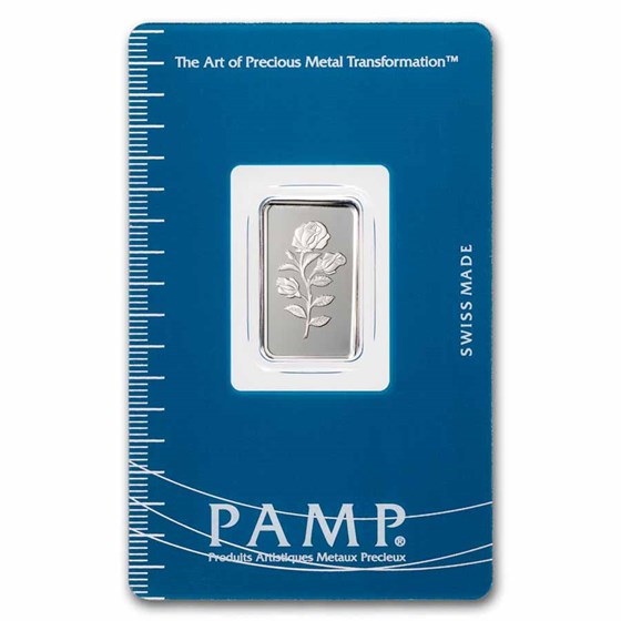 5 gram Platinum Bar - PAMP Suisse Rosa (In Assay) 5 gram Platinum Bar - PAMP Suisse Rosa (In Assay)